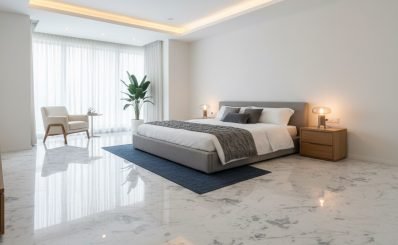 Spotted White Flooring